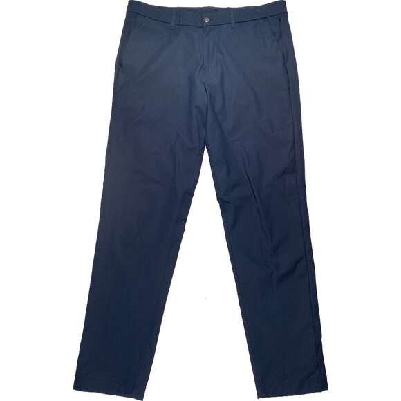 Lululemon M5439S Commission Pants Navy Blue Size 36x30 - Picture 1 of 9